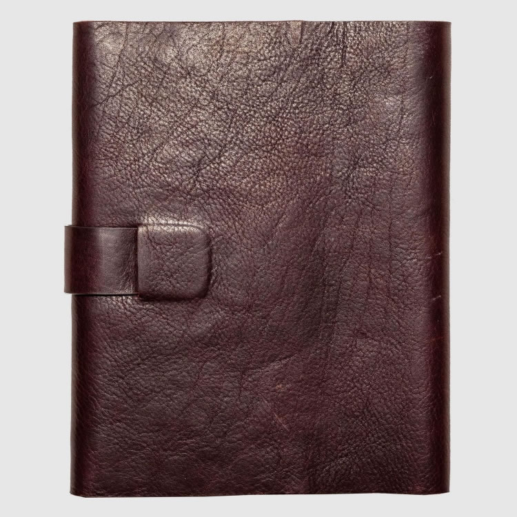 Executive Journal Dark Brown Back