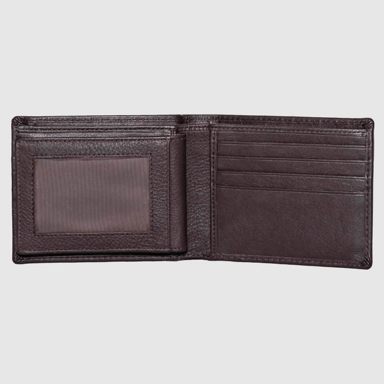 Monogram Leather Wallet with Laser Engrave