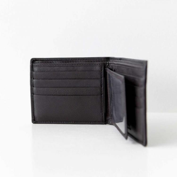 Monogram Leather Wallet with Laser Engrave